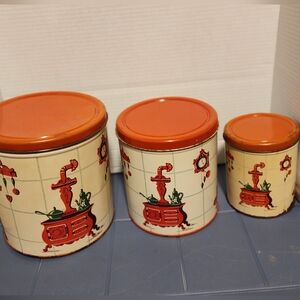 Vintage Decoware Canister set